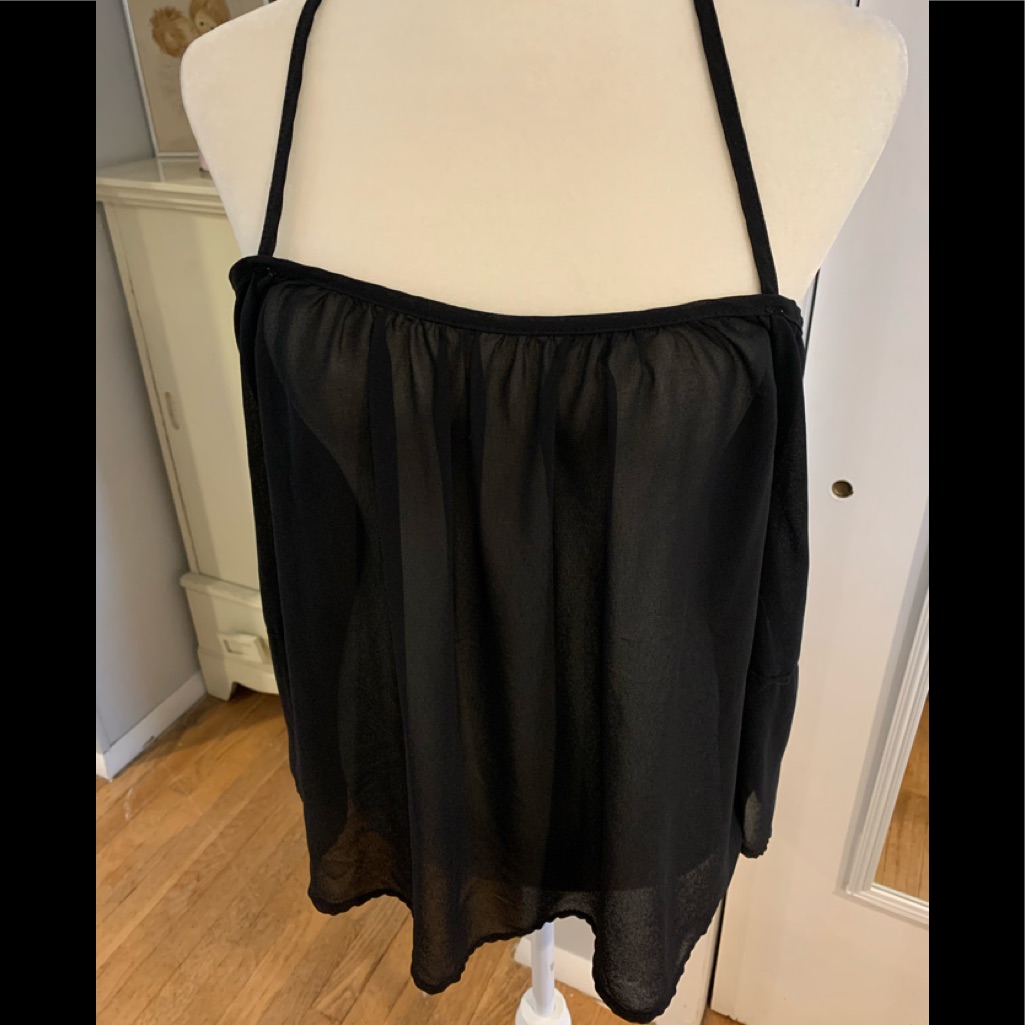 Off Shoulder Chiffon Top